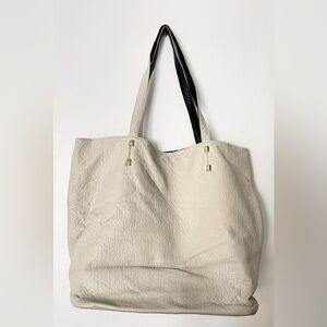 Smooth supple Cream Tote Bag